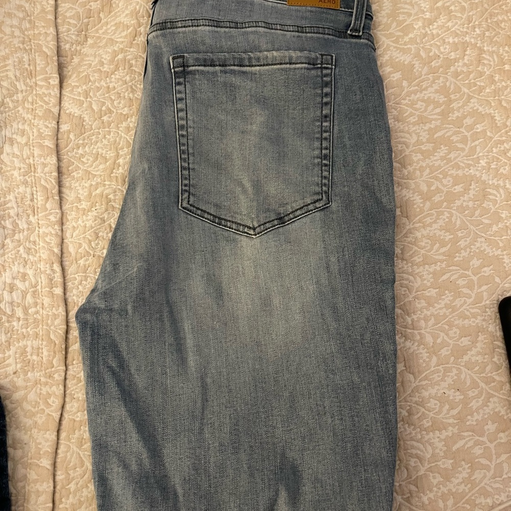 Aeropostale Light Blue Women's Jeggings - Classic Back Pocket